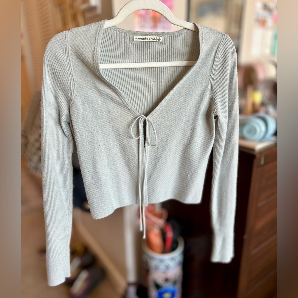 Abercrombie & Fitch Tie Cardigan